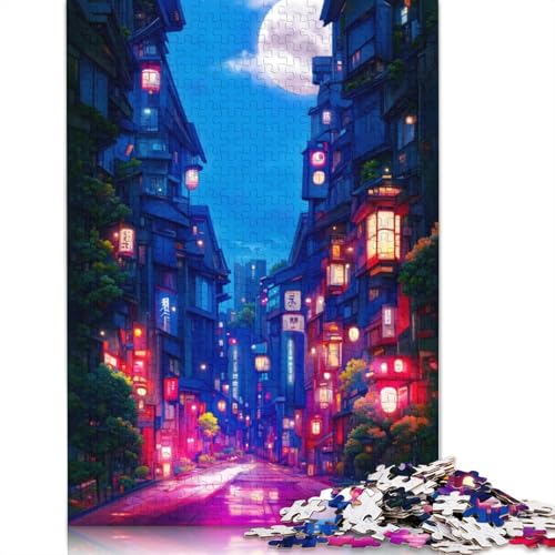 1500-teiliges Puzzle „Streets of Neon“ für Erwachsene und Jugendliche Puzzles für Erwachsene und Jugendliche, ab 14 Jahren, 1500 Teile (85 x 57 cm) von TBDUEPS