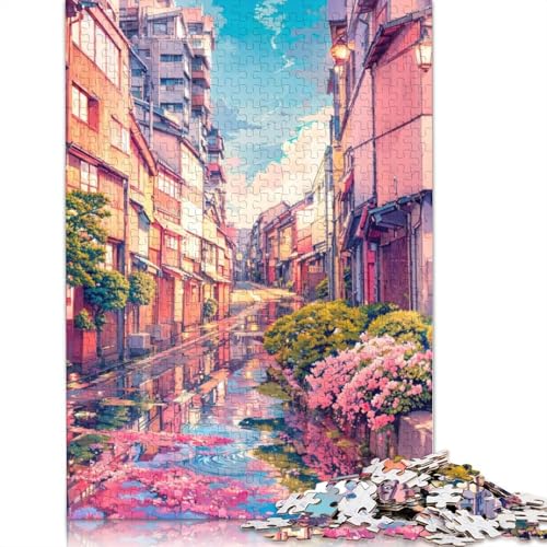 1500-teiliges Puzzle „Weet Street of Chiyoda“ für Erwachsene Teenager, Puzzle für Erwachsene, Lernspiel für Erwachsene, 1500 Teile (85 x 57 cm) von TBDUEPS
