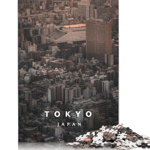 1500-teiliges Ryogoku-Luftbild-Puzzle für Erwachsene, Holzpuzzle für Erwachsene und Jugendliche, Lernspielzeug, 1500 Stück (85 x 57 cm) von TBDUEPS