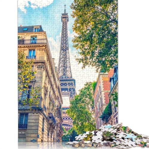1500-teiliges Street View-Poster-Puzzle für Erwachsene Teenager, Puzzle für Erwachsene, Lernspiel für Erwachsene, 1500 Teile (85 x 57 cm) von TBDUEPS