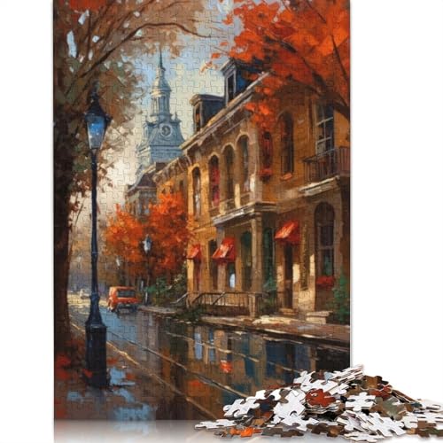 520-teiliges Philadelphia Art USA-Puzzle für Erwachsene, schwierige Puzzles, Holzpuzzles für Teenager, Geschenke, Heimdekoration, Puzzlespielzeug, 520 Stück (52 x 38 cm) von TBDUEPS