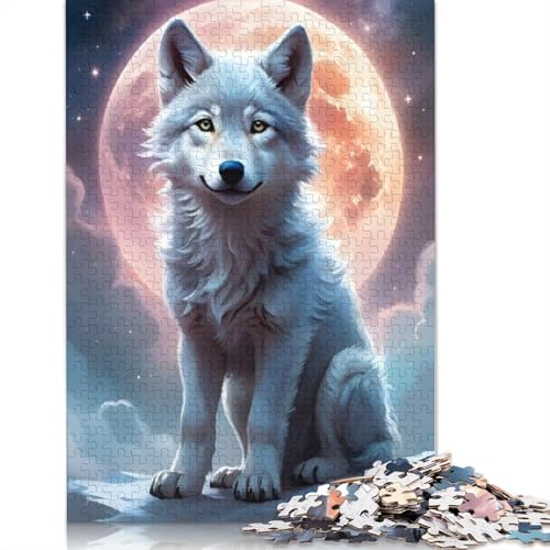 Animal Art Wolf Puzzle 1000 Teile für Erwachsene und Teenager ab 12 Jahren, 1000 Teile (75 x 50 cm) von TBDUEPS