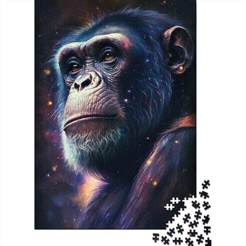 Animal Galaxy Monkey Puzzle, 100% recycelter Karton, 100% recycelter Karton, Puzzle für Jungen oder Mädchen, 300 Teile (40 x 28 cm) von TBDUEPS