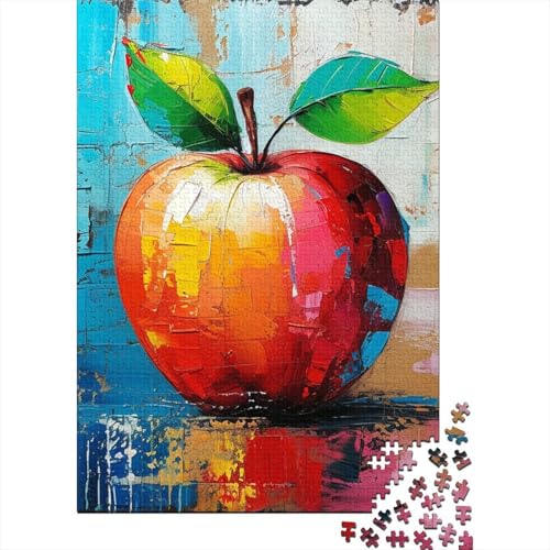 Apfel-Puzzle, lustige Aktivität für zu Hause, hochwertiges Karton-Puzzle für Erwachsene, Teenager, Vatertagsgeschenke, 70 x 50 cm, 1000 Teile Apfel-Puzzle, lustige Aktivität für zu Hause, hochwertiges Karton-Puzzle für Erwachsene, Teenager, Vatertagsgeschenke, 70 x 50 cm, 1000 Teile von TBDUEPS