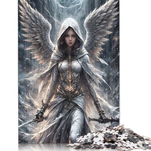 Archangel Princess Puzzles 1000 Teile Schwer Puzzle Spielzeug Pädagogisches Spiel Impossible Herausforderungsspielzeug Für Erwachsene Und Kinder in Bewährter 1000pcs (75x50cm) von TBDUEPS