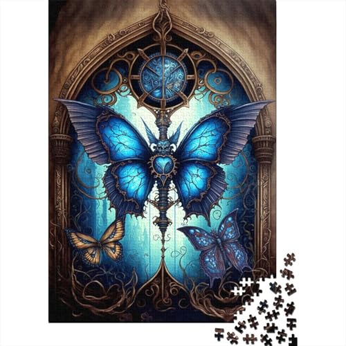 Art Butterfly Puzzle, schwierige Herausforderung, 100% recycelter Karton, Puzzle für Kinder und Erwachsene ab 12 Jahren, 300 Teile (40 x 28 cm) von TBDUEPS