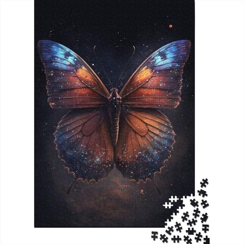Art Dream Butterfly Puzzle, kreative Spiele, Premium-Puzzle aus Karton, für Frauen und Männer, Geburtstagsgeschenk, 300 Teile (40 x 28 cm) von TBDUEPS