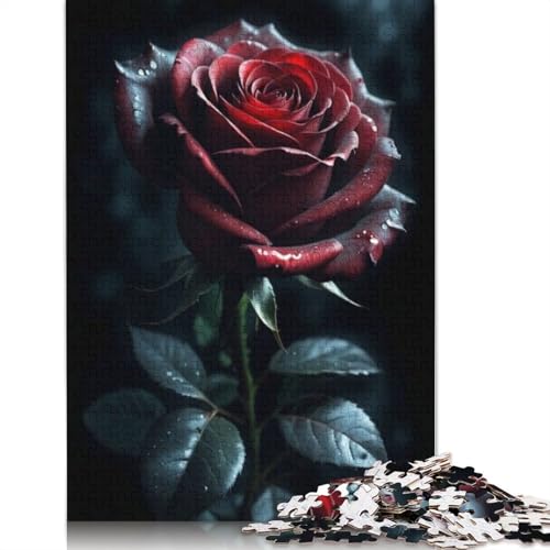 Art Flowers 1000-teiliges Puzzle, Holzpuzzle für Teenager, lustige Puzzles 1000 Teile (75 x 50 cm) von TBDUEPS
