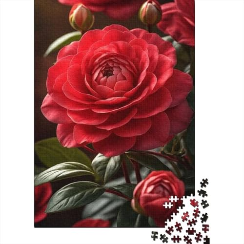 Art Flowers 1000-teiliges Puzzle für Erwachsene und Teenager, Teenager, Mann, Frau, Geschenk, 1000 Teile (38 x 26 cm) von TBDUEPS