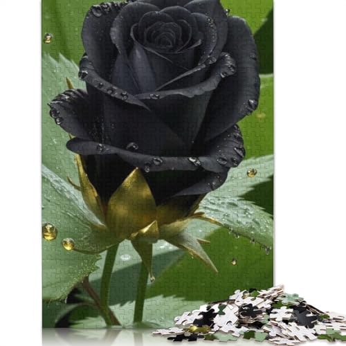 Art Flowers Holzpuzzle 1000 Teile Puzzle für Erwachsene Lernspiel Herausforderung Spielzeug 1000 Stück (75x50cm) von TBDUEPS