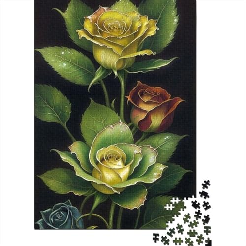 Art Flowers Puzzle 1000 Teile für Erwachsene und Jugendliche ab 12 Jahren, 1000 Teile (38 x 26 cm) von TBDUEPS