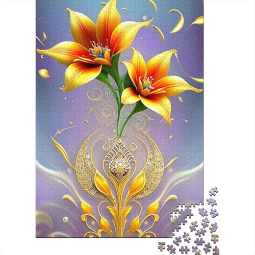 Art Flowers Puzzle 1000 Teile für Erwachsene und Jugendliche ab 12 Jahren, 1000 Teile (38 x 26 cm) von TBDUEPS