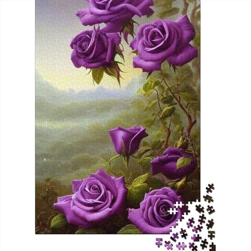 Art Flowers Puzzle 1000 Teile für Erwachsene und Jugendliche ab 12 Jahren, 1000 Teile (38 x 26 cm) von TBDUEPS