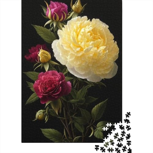 Art Flowers Puzzle 1000 Teile für Erwachsene und Jugendliche ab 12 Jahren, 1000 Teile (38 x 26 cm) von TBDUEPS