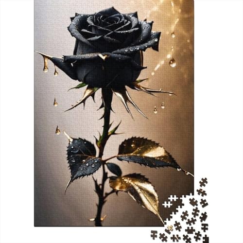 Art Flowers Puzzle für Erwachsene und Jugendliche, 1000 Teile, Holzpuzzle für Erwachsene, Puzzles für Jugendliche ab 12 Jahren, 1000 Teile (38 x 26 cm) von TBDUEPS