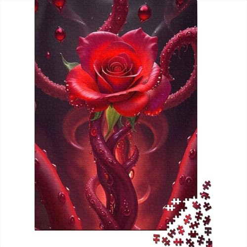Art Flowers Puzzles für Erwachsene, 1000 Teile, Puzzles für Erwachsene und Teenager ab 12 Jahren, 1000 Teile (38 x 26 cm) von TBDUEPS