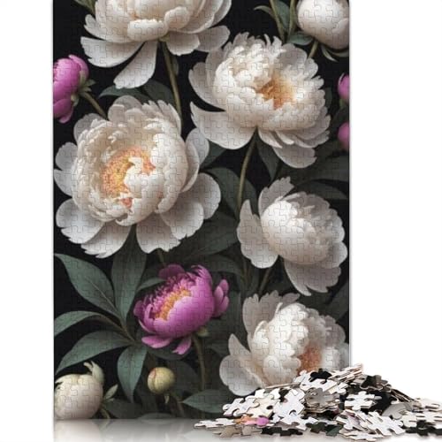 Art Flowers Puzzles für Erwachsene, 1000 Teile, Puzzles für Erwachsene und Teenager ab 12 Jahren, 1000 Teile (75 x 50 cm) von TBDUEPS