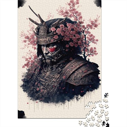 Art Japanese Ninja Puzzle, Premium-Puzzle, 100% recyceltes Papppapier, rechteckig, für Jungen oder Mädchen, 300 Teile (40 x 28 cm) von TBDUEPS