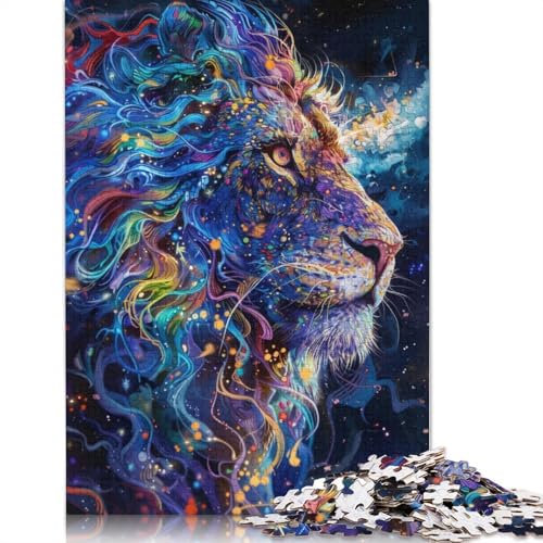 Art Lions Puzzle für Erwachsene und Jugendliche, 1000 Teile, Holzpuzzle für Erwachsene, Puzzles für Jugendliche ab 12 Jahren, 1000 Teile (75 x 50 cm) von TBDUEPS