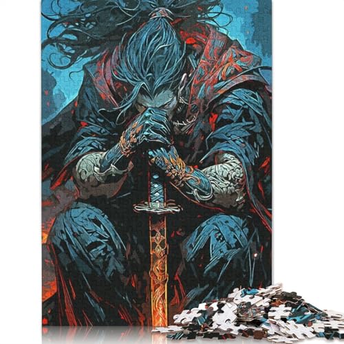 Asian Samurai Puzzle 1000 Teile Schwer Puzzle Spielzeug Lernspiel Impossible Herausforderung Spielzeug Für Erwachsene Und Kinder Ab 12 Jahren 1000pcs (75x50cm) von TBDUEPS