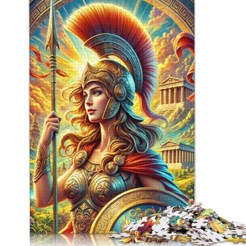 Athena, Greek Goddess Puzzle 1000 Teile Schwer Puzzle Spielzeug Lernspiel Impossible Herausforderungsspielzeug Für Erwachsene Und Kinder in Bewährter 1000pcs (75x50cm) von TBDUEPS