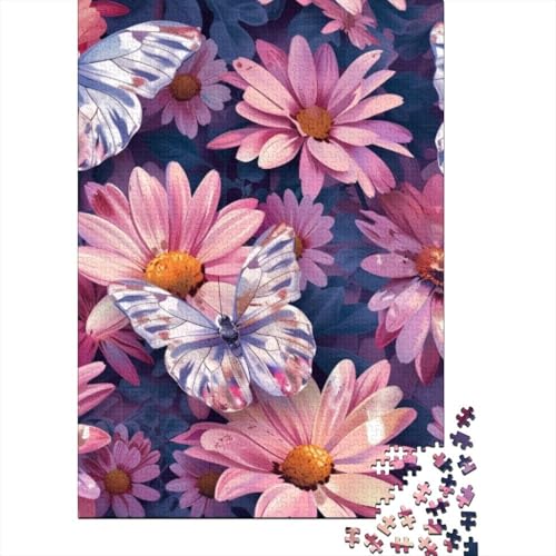 Blumenpuzzle DIY-Spiel Papier Rechteckiges Puzzle für Jungen oder Mädchen Geburtstagsgeschenk 70x50cm/1000 Teile von TBDUEPS