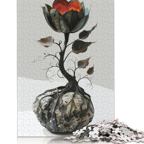 Bonsai Flowers Puzzles 1000 Teile Schwer Puzzle Spielzeug Pädagogisches Spiel Impossible Herausforderung Spielzeug Für Erwachsene Und Kinder in Bewährter 1000pcs (75x50cm) von TBDUEPS