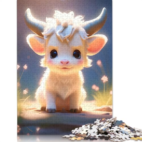 Buffalo Puzzle 1000-teilige Schwer Puzzle Spielzeug Pädagogisches Spiel Impossible Herausforderungsspielzeug Für Erwachsene Und Kinder Ab 12 Jahren 1000pcs (38x26cm) von TBDUEPS