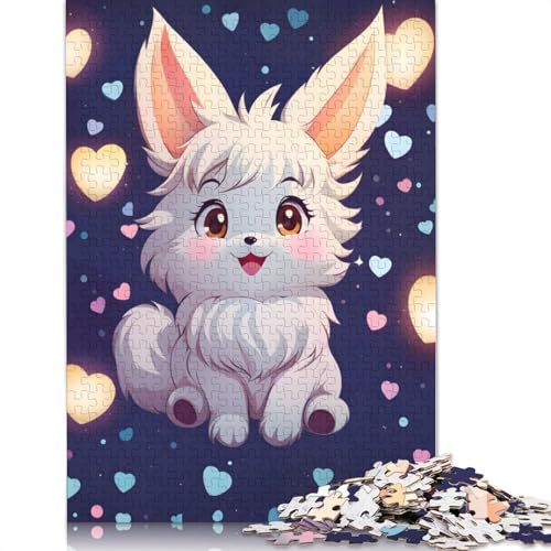 Bunny Puzzles 1000 Teile Schwer Puzzle Spielzeug Pädagogisches Spiel Impossible Herausforderungsspielzeug Für Erwachsene Und Kinder Ab 14 Jahren 1000pcs (38x26cm) von TBDUEPS