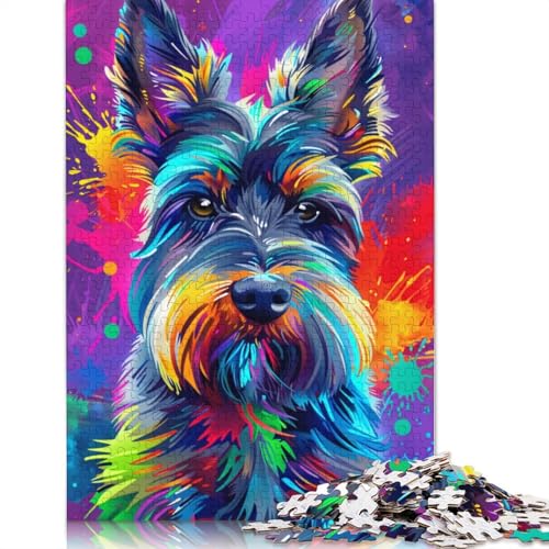 Buntes Hunde-Puzzle, freundliche Materialien, 100% recycelter Karton, Puzzle für Erwachsene und Kinder, 1000 Teile (75 x 50 cm) von TBDUEPS