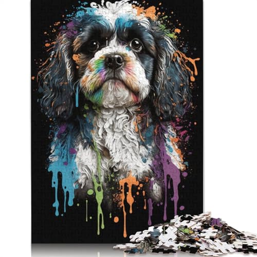 Buntes Teddy-Puzzle, Denksportaufgabe, Premium-Karton-Puzzle für Kinder und Erwachsene ab 12 Jahren, 1000 Teile (75 x 50 cm) von TBDUEPS