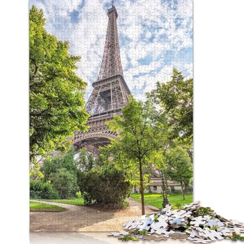 Champ De Mars-Poster-Puzzles für Erwachsene, 1500 Teile, Holzpuzzles für Teenager, Geschenke, Lernspiel für Erwachsene Teenager, 1500 Teile (85 x 57 cm) von TBDUEPS