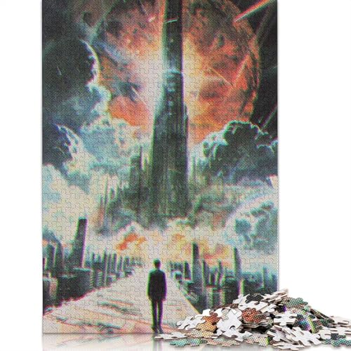 City Space Puzzles 1000 Teile Schwer Puzzle Spielzeug Lernspiel Impossible Herausforderung Spielzeug Für Erwachsene Und Kinder Ab 12 Jahren 1000pcs (75x50cm) von TBDUEPS