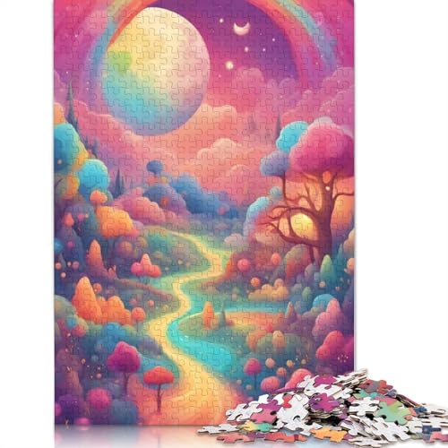 Colorful World Puzzle 1000-teilige Schwer Puzzle Spielzeug Lernspiel Impossible Herausforderung Spielzeug Für Erwachsene Und Kinder in Bewährter 1000pcs (75x50cm) von TBDUEPS