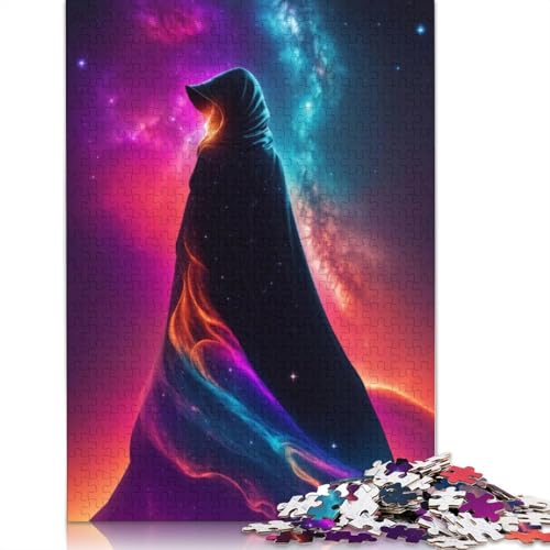 Cosmic Silhouette Puzzle 1000-teilige Schwer Puzzle Spielzeug Lernspiel Impossible Herausforderung Spielzeug Für Erwachsene Und Kinder in Bewährter 1000pcs (75x50cm) von TBDUEPS