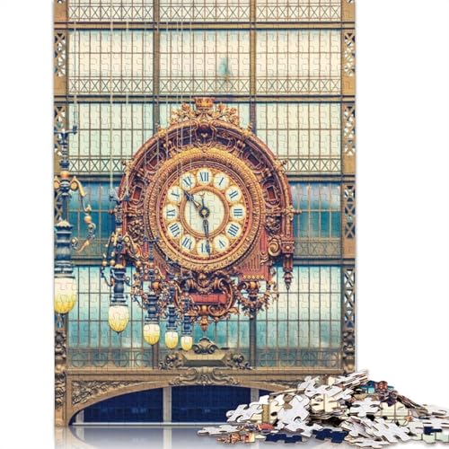 Das Uhr-Poster-Puzzle für Erwachsene und Jugendliche, 1500 Teile, Puzzle für Erwachsene, Jugendliche ab 12 Jahren, 1500 Teile (85 x 57 cm) von TBDUEPS