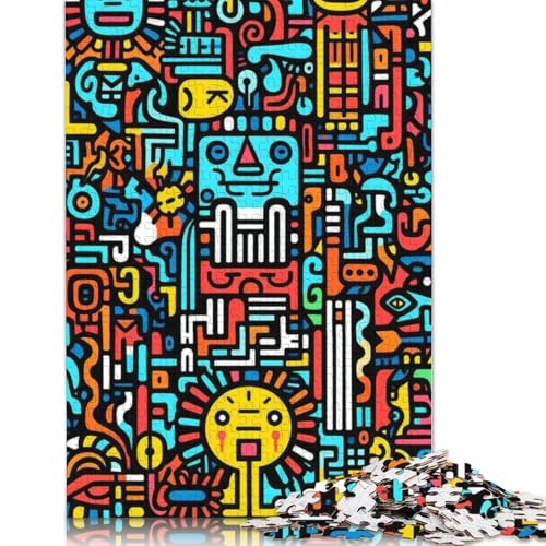 Doodle 1000-teiliges Puzzle für Erwachsene | | Familienspaß-Puzzles für Erwachsene, Geschenke, Denkspiele, 1000 Teile (38 x 26 cm) von TBDUEPS