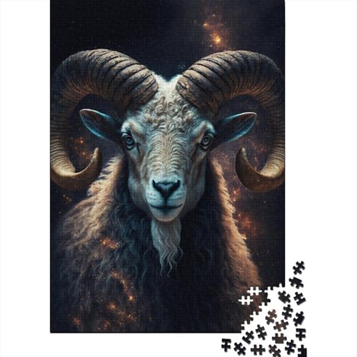 Dream Goat Puzzle, schwierige Herausforderung, 100% recycelter Karton, Puzzle für Kinder und Erwachsene ab 12 Jahren, 300 Teile (40 x 28 cm) von TBDUEPS