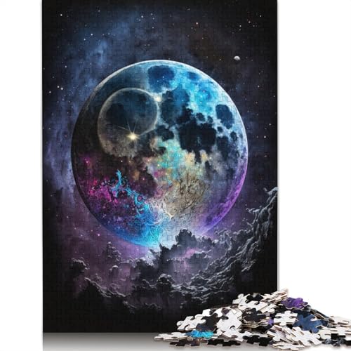 Dream Moon Puzzle, kreative Spiele, Premium-Puzzle aus Karton, für Frauen und Männer, Geburtstagsgeschenk, 1000 Teile (75 x 50 cm) von TBDUEPS