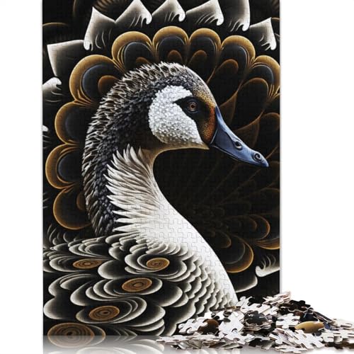Duck Art Puzzles 1000 Teile Schwer Puzzle Spielzeug Lernspiel Impossible Herausforderung Spielzeug Für Erwachsene Kinder 1000pcs (75x50cm) von TBDUEPS