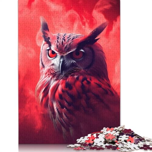 Eulenrauch, 1000-teiliges Puzzle für Erwachsene | | Familienspaß-Puzzles für Erwachsene, Geschenke, Denkspiele, 1000 Teile (75 x 50 cm) von TBDUEPS