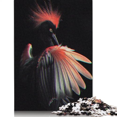 Exotic Birds Puzzles 1000-teilige Schwer Puzzle Spielzeug Lernspiel Impossible Herausforderungsspielzeug Für Erwachsene Und Kinder in Bewährter 1000pcs (75x50cm) von TBDUEPS