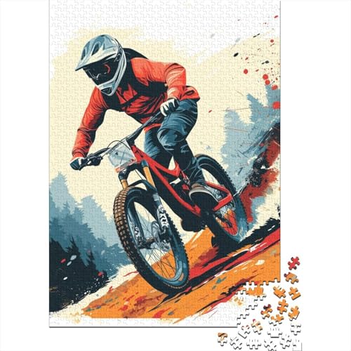 Fahrrad-Puzzle, Denksportaufgabe, 100% recycelte Pappe, Puzzle für Frauen und Männer, Muttertagsgeschenke, 70 x 50 cm, 1000 Teile Fahrrad-Puzzle, Denksportaufgabe, 100% recycelte Pappe, Puzzle für Frauen und Männer, Muttertagsgeschenke, 70 x 50 cm, 1000 Teile von TBDUEPS