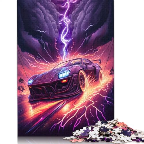 Fantasy-Sportwagen-Puzzle, DIY-Spiel, Premium-Karton-Puzzle für Damen und Herren, 1000 Teile (75 x 50 cm) von TBDUEPS
