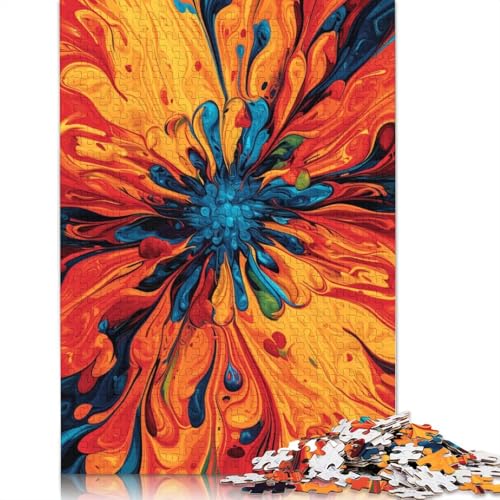 Farbexplosions-Puzzle, 1000 Teile, für Erwachsene und Jugendliche ab 12 Jahren, 1000 Teile (75 x 50 cm) von TBDUEPS
