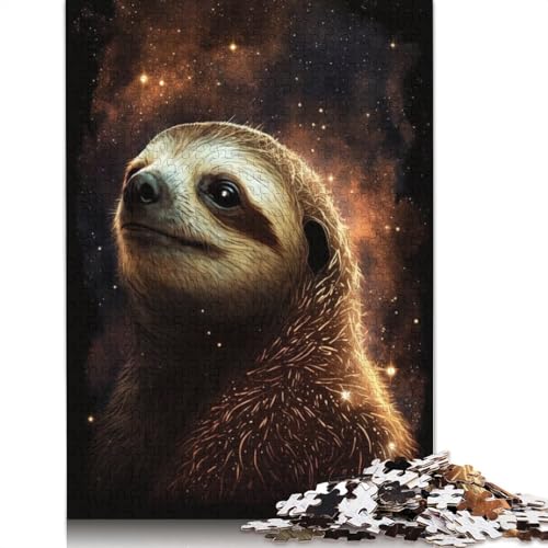 Faultier-Puzzle, freundliche Materialien, 100% recycelter Karton, Puzzle für Erwachsene und Kinder, 1000 Teile (75 x 50 cm) von TBDUEPS