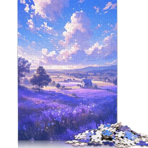 Felder voller Tulpen, Puzzles für Erwachsene, 1000-teiliges Puzzle für Teenager, Lernspiel, Herausforderung, Spielzeug, 1000 Teile (75 x 50 cm) von TBDUEPS