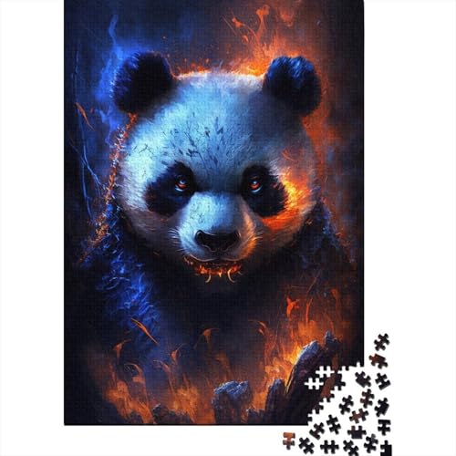 Feuertier-Panda-Puzzle, Spielzeug, Lernspiel, Premium-Karton-Puzzle für Erwachsene und Kinder, 300 Teile (40 x 28 cm) von TBDUEPS