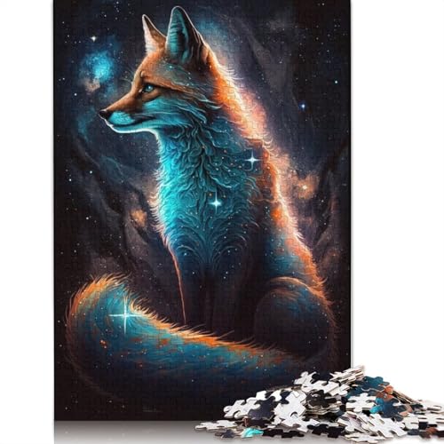 Fox Galaxy Puzzle, schwierig, 100% recycelter Karton, Puzzle für Damen und Herren, 1000 Teile (75 x 50 cm) von TBDUEPS