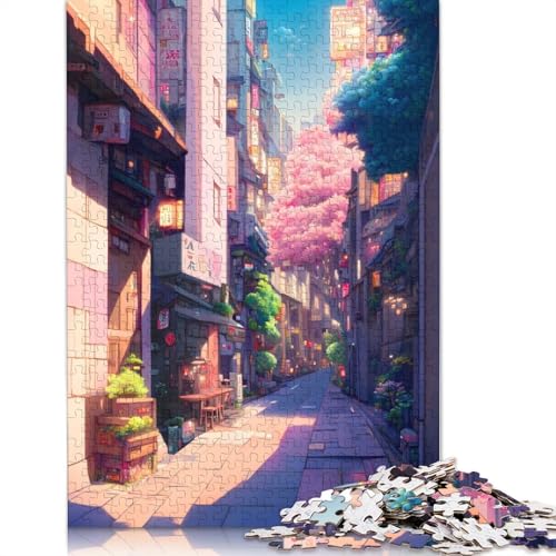 Frühlingszeit-Puzzles für Erwachsene, 1000 Teile, Holzpuzzles für Teenager, Geschenke, Lernspiel für Erwachsene und Teenager, 1000 Stück (75 x 50 cm) von TBDUEPS